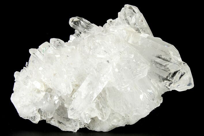 Clear Quartz Crystal Cluster - Brazil #253281